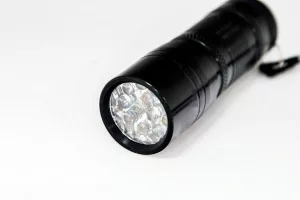 Фонарь 14,4W (1.2Wx12LED), чёрный, TL036