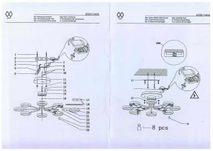 Потолочный светильник MW-Light Ивонна белый 459011408