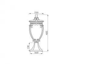 Ландшафтный светильник Maytoni Outdoor O414FL-01BZ