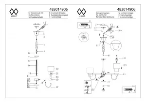 Потолочный светильник MW-Light Элла латунь 483014906