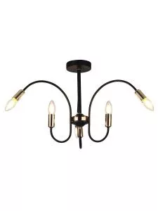 Люстра HIPER H003-6 6*E14*40Вт BLACK/GOLD