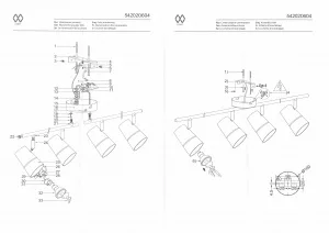 Светильник спот De Markt Айс хром 542020604