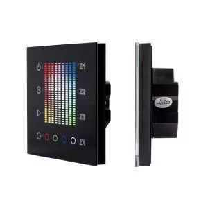 Панель Sens SR-2831AC-RF-IN Black (220V,RGB,4зоны)