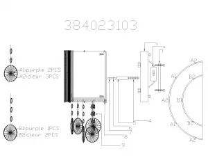 Настенный светильник MW-Light Каскад хром 384023103