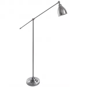 Торшер ARTE LAMP BRACCIO Серебристый A2054PN-1SS