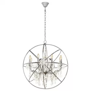 Подвесная люстра LOFT IT Foucaults orb crystal LOFT1896/8