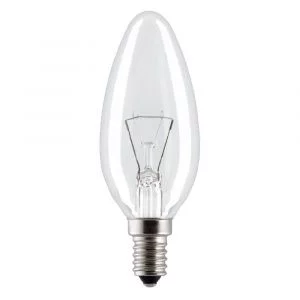 Лампочка Osram B35 40Вт Е14 / E14 230В свечка прозрачная