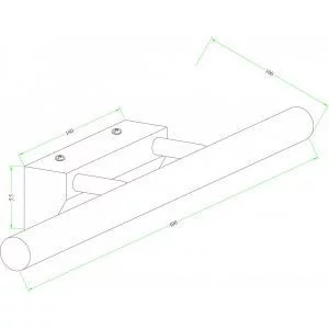  Подсветка Проекция хром Led 5W 6430-1,02