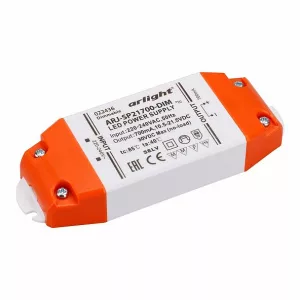 Блок питания ARJ-SP21700-DIM (15W, 700mA, PFC, Triac)