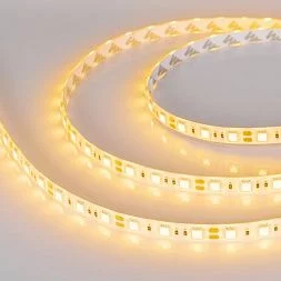 Светодиодная лента RTW 2-5000SE 12V Yellow 2x (5060, 300 LED, LUX) (Arlight, 14.4 Вт/м, IP65) (015444)