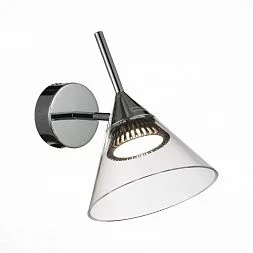 Бра ST-Luce Хром/Прозрачный LED 1*7W 4000K CONO SL930.101.01