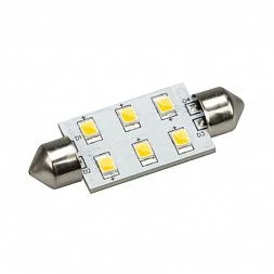 Автолампа ARL-F42-6E Warm White (10-30V, 6 LED 2835) (ANR, Открытый)