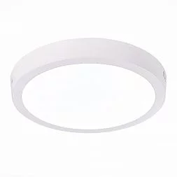 Светильник настенно-потолочный Белый LED 1*18W 3000K 1 225Lm Ra80 120° IP20 D210xH28 90 Накладные светильники ST112.532.18