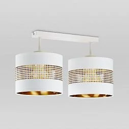 Потолочный светильник с тканевыми абажурами TK Lighting Tago White 3223