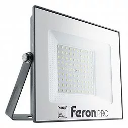 Светодиодный прожектор Feron.PRO LL-1000 IP65 100W 6400K  черный