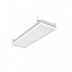 Светодиодный светильник "ВАРТОН" GR170/F 2.0 16 Вт 5000К с рассеивателем опал 610*202*50мм с планками для подвеса IP40 c РАМКОЙ монтажный размер 588х180мм