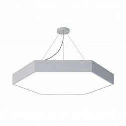 Светильник LED ЭРА Geometria SPO-122-W-40K-066 Hexagon 66Вт 4000К 4800Лм IP40 800*800*80 белый подвесной