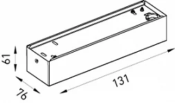 Потолочный комплект T120 ceiling cup