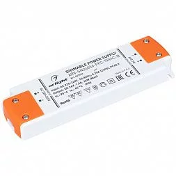 Блок питания ARV-SN24036-PFC-TRIAC-B (24V, 1.5A, 36W) (Arlight, IP20 Пластик, 3 года)