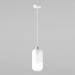 Подвесной светильник со стеклянным плафоном TK Lighting Marco Silver 3356