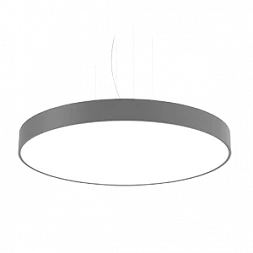 Светодиодный светильник "ВАРТОН" COSMO подвесной 120 Вт 1200*115 мм 3000К с рассеивателем опал RAL7045 серый муар диммируемый по протоколу DALI