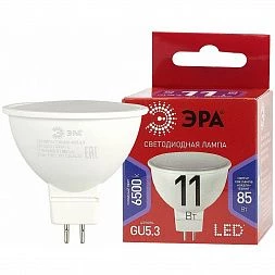 Лампочка светодиодная ЭРА RED LINE LED MR16-11W-865-GU5.3 R GU5.3 11 Вт софит холодный дневной свет