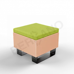 Скамейка Brick 60 Terracotta / Green