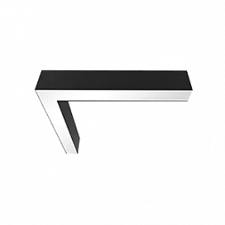 L-Соединитель для серии Х-ЛАЙН 549x527х100мм 20 Вт 3000К IP40 RAL9005 черный муар