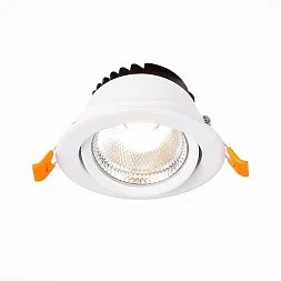 Светильник встр. Белый LED 1*10W 4000K 750Lm Ra80 36° IP20 D109xH65 220-240V Встраиваемые светильники ST211.548.10.36