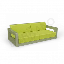 Диван Quarter lounge с подушками Olive green / Green