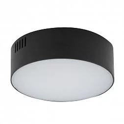 Потолочный cветильник Nowodvorski Lid Round Led Black 10406