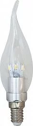 Лампа светодиодная, 6LED(3.5W) 230V E14 6400K хром, LB-71