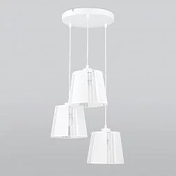 Подвесной светильник с тканевыми абажурами TK Lighting Carmen White 2574